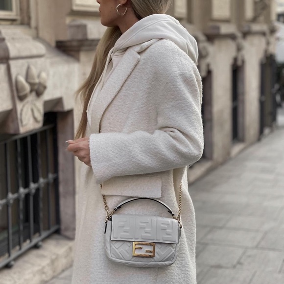 ZARA Double Breasted Wool Blend Coat White - Picture 6 of 9